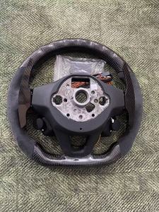 Volante Sportivo in Pelle e Fibra di Carbonio con LED Start-Stop per VW <span class=keywords><strong>Golf</strong></span>, Passat B8, Polo, <span class=keywords><strong>T6</strong></span>, Amarok, Virtus, V6, Variant, CC - Product Image 5