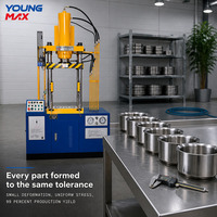 Presse hydraulique à quatre colonnes avec commande PLC pour le façonnage des métaux et le traitement de l'acier inoxydable destiné aux ustensiles de cuisine