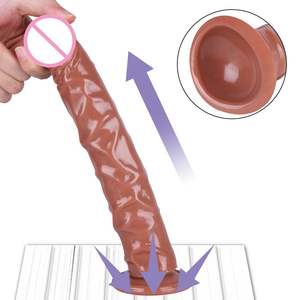 Dildo Realistis untuk Wanita Vibrator <span class=keywords><strong>Penis</strong></span> Dildo Realistis untuk Anak Perempuan Mainan Seks Dewasa Besar Grosir - Product Image 2