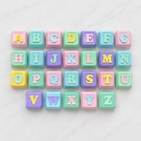 Keycap Cetak 3D DIY Huruf Nama Kustom PLA Keycap Fidget Clicker Tombol Mekanik Liontin Mainan Pereda Stres Gantungan Kunci Hadiah