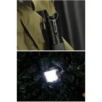 Lampe torche puissante pour patrouille, camping, extérieur, LED, pression manuelle, 2600mAh, portée 200-500m
