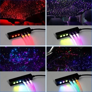 ชุดไฟใยแก้วนำแสง JINXIN 6 รู RGB หลายสี สำหรับตกแต่งบ้าน รถยนต์ ควบคุมผ่านแอพฯ พร้อมรีโมท ให้แสงดาวบนเพดาน - Product Image 4