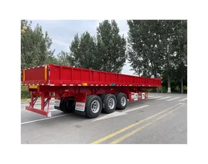 잘 알려진 중국 브랜드의 도매 가격 트레일러 곡물 운송을위한 다기능 팁 트레일러 덤프 트럭
