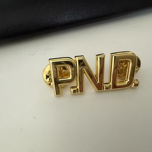 P.N.D. Spilla da Bavero Personalizzata di Alta Qualità del Produttore, Distintivo/Emblema 3D con Lettere - Product Image 2