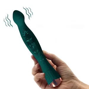 Rahat kavrama yeşil yetişkin simüle parmak toplama eğlenceli Av değnek vibratör için vibratör seksi ürünler çekin
