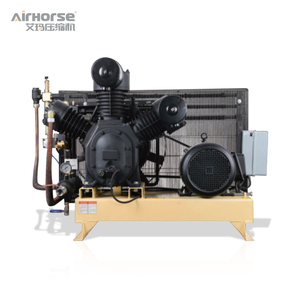 ปั๊มลมแบบลูกสูบหล่อลื่น Airking High 30 บาร์ ควบคุมด้วย PLC ระบายความร้อนด้วยอากาศ ใช้ไฟ AC แบบติดตั้งถาวร เงียบ - Product Image 3
