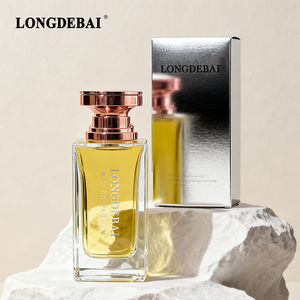 New Arrival Custom clear 30ml 50ml 100ml Square Empty Crimp Pump Sprayer Perfume Glass <b>Bottle</b> with Lid - Product Image 6