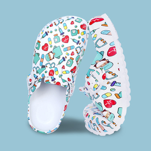 Scarpe Chirurgiche con Stampa Cartoon per Medici, Zoccoli Classici Unisex in EVA Flessibile, Calzature Mediche per Ospedale e Infermieristica Pediatrica - Product Image 2
