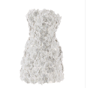 2025 nouvelle conception femmes robes robe mi-longue luxe bonne qualité tissu étiquettes personnalisées Enzo & Leo Vietnam usine - Product Image 3