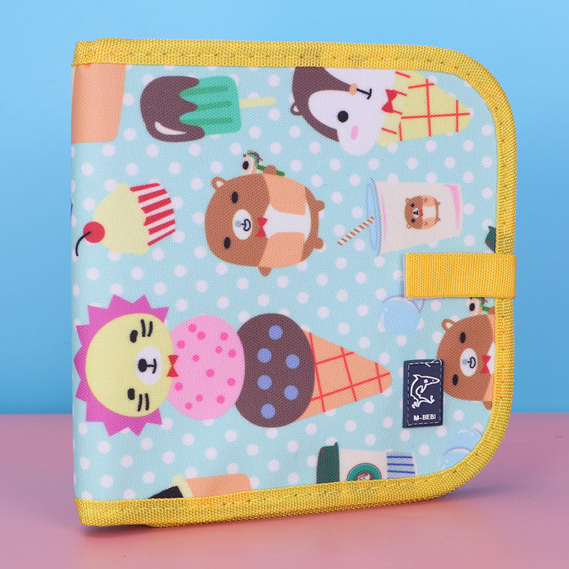 Ice cream (free 12 watercolor pencils + 14 drawable pages)