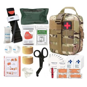 Trousse de premiers secours personnalisée Firstime, trousse de premiers secours en nylon, trousse tactique IFAK pour la survie en milieu sauvage - Product Image 5