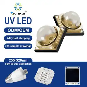 Tianhui 1WハイパワーUVLEDビーズ255nm 265nm 275nm 285nm 295nm 305nm 315nm SMD 3535シリーズはカスタマイズ可能