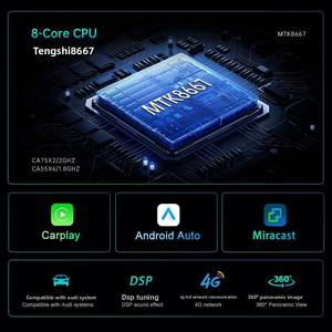 Système de navigation Android pour <span class=keywords><strong>Audi</strong></span> A5 (2009-2015) - Contrôle central de <span class=keywords><strong>la</strong></span> voiture pour <span class=keywords><strong>la</strong></span> musique en ligne, <span class=keywords><strong>la</strong></span> vidéo et autres médias - Tableau de bord - Product Image 3