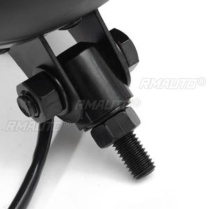 Phare universel pour moto 12V 5,75 pouces Hi/Lo, 12V 60W, rond noir, pour Harley Bobber Custom, phare LED 60W, phare avant - Product Image 5