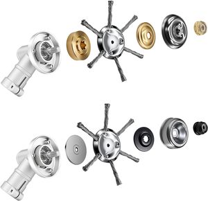 Piezas de herramientas de jardín de 150mm, cabezal de cortacésped de litio, cabezal de corte de alambre de acero de 6 pulgadas para desbrozadora - Product Image 2