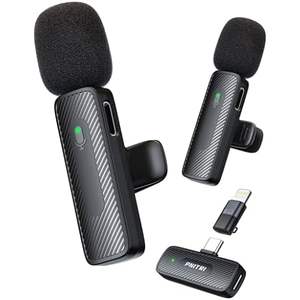 Micrófono de Solapa Inalámbrico Portátil K9 Mini con Cancelación de Ruido, Micrófono Omnidireccional Recargable de 2.4G para - Product Image 2