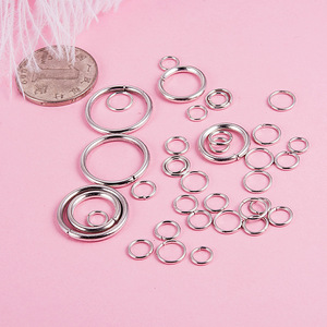 Anneau en acier métallique à extrémités ouvertes, plaqué, 10 mm, pour la fabrication de bracelets, composants de bijoux, forme ronde, origine Yiwu, été 2021 - Product Image 4