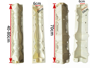 Trong nhà và ngoài trời đúc sẵn nhựa bê tông xi măng ban công lan can bình cột khuôn, lan can và Roman cột khuôn - Product Image 6