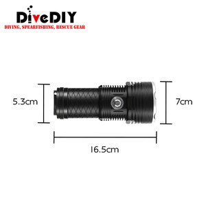Linterna de Buceo Recargable de <span class=keywords><strong>3000</strong></span> Lúmenes, Linterna de Buceo LED XHP70.2 con Soporte - Product Image 4
