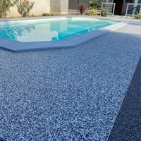 DIY Revêtement époxy Caillou Piscines Anti Jaune Epoxy Caillou Patio Haute Qualité Résine Polyuréthane Liant