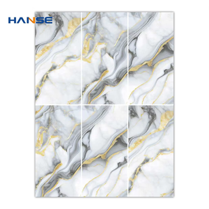 Azulejo de Porcelana Cerámica Blanca de Diseño Moderno 60x120, Porcelana Esmaltada de 10mm de Grosor, Totalmente Pulida, para Pisos de Sala de Estar, Villas y Escuelas - Product Image 3