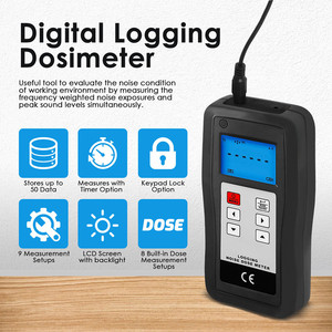 Xtester Sonomètre de haute qualité, plage 60-130 dB, fonctionnement simple, verrouillage par clavier, stockage de 50 données, enregistrement personnel, dose sonore 009 - Product Image 2