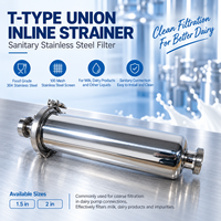 Filtres Sanimatic à ligne droite SANI-MATIC STRAIGHT-LINE STRAINERS SS 304 316L Filtres durables pour les processus à débit standard