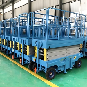 Platform pengangkat gunting hidrolik seluler, pengangkat kerja ketinggian tinggi 4M-18M kapasitas angkat beban tinggi Motor 220/380V - Product Image 5