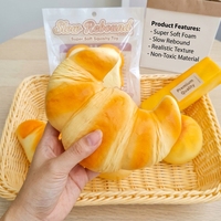 Jouet Squishy Lapin Crémeux à Remontée Lente, Réaliste en Forme de Boulette Vapeur, Anti-Stress, Jouet Sensoriel Fidget, Décoration de Bureau