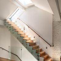 Fabricant chinois d'escaliers intérieurs de haute qualité, marches d'escalier flottantes, escalier droit flottant moderne pour maison