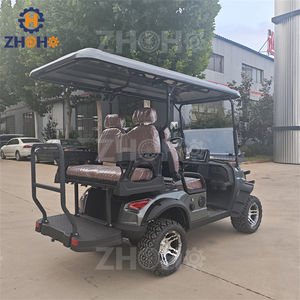 कस्टम डीलक्स ऑफ-रोड इलेक्ट्रिक गोल्फ कार्ट 2-4 सीटर स्ट्रीट-कानूनी क्लब कार - Product Image 4