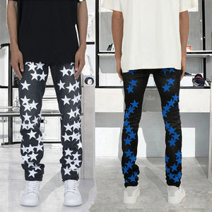 Dongguan Designer <span class=keywords><strong>Jeans</strong></span> para hombre Venta al por mayor Original Ball Pantalon Jean Homme Trap <span class=keywords><strong>Pacific</strong></span> Cullote Femme Au Bas Large Hip Hop Spring - Product Image 3