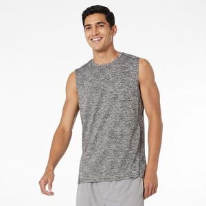 Camiseta sin Mangas de Alta Calidad para Hombre, Ropa Deportiva Informal, Última Moda, Transpirable, Nuevo Diseño, Talla Grande, Técnica Lavada, Estilo Activo - Product Image 1