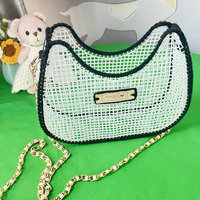 Matériaux de broderie DIY pour sacs à main : toile en maille plastique pour sacs DIY