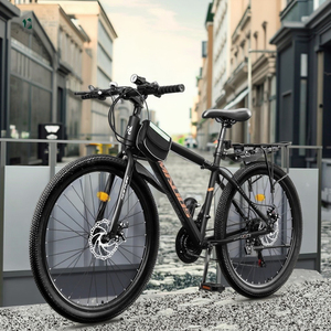 Vélo de montagne WOLF GUEST avec fourche en acier de 26 pouces, freins à disque, 21/24/27 vitesses, suspension à ressort à huile, pour hommes, trajets quotidiens, route, haute performance - Product Image 2