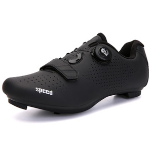 Chaussures de cyclisme unisexes à semelle rigide, respirantes, pour route et VTT, avec options de fixation automatique et non automatique, idéales pour la salle de sport et le spinning. - Product Image 5