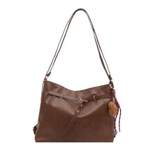 Dropshipping Shopify Automne/Hiver Hot Style Retro Melad Sac fourre-tout grande capacité pour femmes Casual Versatile Commute Crossbody Bag - Product Image 1