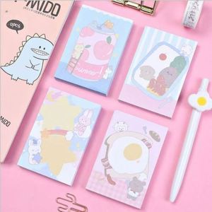 100 Sheets Cute Cartoon Girl <b>Sticky</b> <b>Notes</b> Beautiful Adorable Stationery Back-to-School Season Memos Paper Material - Product Image 1
