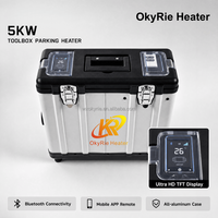 OkyRie Amiral Gemisi TFT Edition 5KW Hepsi Bir Arada Dikey Alet Kutusu Dizel Isıtıcı Dahili Yakıt Deposu Kamyon Uyku Kabini Karavan Çadırı için