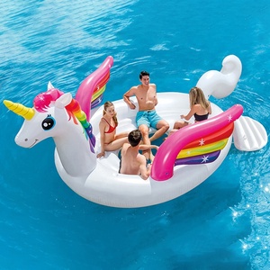 <span class=keywords><strong>Intex</strong></span> 57296 Jeu d'eau Licorne de mer Gonflable pour <span class=keywords><strong>4</strong></span> à 6 personnes Méga licorne gonflable Île flottante pour <span class=keywords><strong>piscine</strong></span> - Product Image 3
