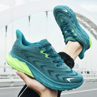 Chaussures de course sur route minimalistes pour hommes 2026 – Baskets légères en tissu respirant à lacets pour le jogging, la course sur piste et le trail