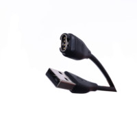 Gran oferta de alta calidad para relojes inteligentes Garmin Fenix 5 y 5X, Cable de carga, contactos de 4 pines, 5V, Metal de cobre puro con trenza