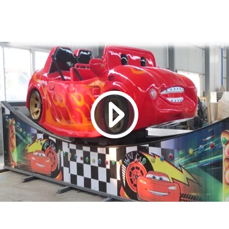 Carnival Game Fly Car Shopping Mall Funfair Attraction Mini Smile Race Speed Amusement Park Ride Flying Car For Adults Kids