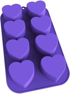 Moldes de Silicona en Forma de Corazón de Diamante, Juego de Moldes de Chocolate en Forma de Corazón para Hornear en Casa, Herramientas para Repostería - Product Image 2