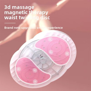 Plateforme de torsion ergonomique anti-tremblement pour abdominaux, grand disque de torsion robuste et silencieux pour la taille, 35,5x27cm, avec cordon de serrage pour usage à plat - Product Image 3