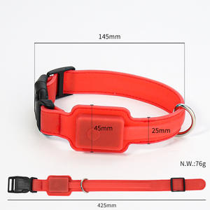 Huisdier Siliconen Lichtgevende Minimalistische Verstelbare LED-riemketting USB-oplaadbare wandelhalsband Effen kleur Feestdagen Alle seizoenen - Product Image 6