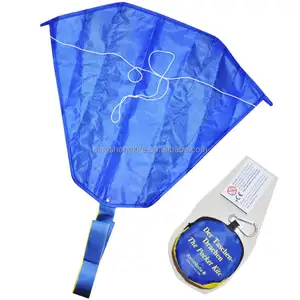 China manufacturer promotional kite mini pocket soft kite advertising kite for supermarket