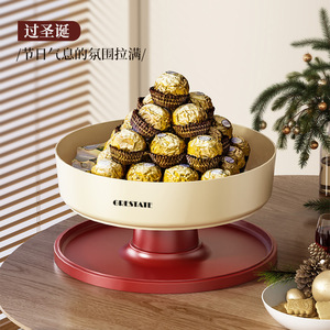Grestate Fruit Platter With Stand Round Draining Tray For Fresh Fruit Snacks - Product Image 2