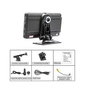 Appareil de navigation portable 7 pouces B5711R, moniteur de voiture, support CarPlay, téléphone mobile, Android Auto, lecteur MP5 portable pour voiture - Product Image 6