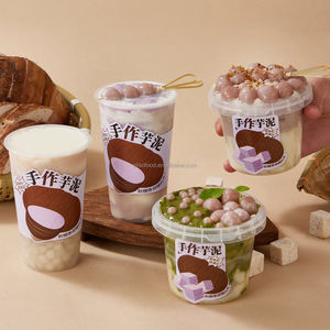 900g Double Happiness Purea di Taro Naturale Pronta da Mangiare, Pasta di Taro per Ingredienti di <span class=keywords><strong>Bubble</strong></span> <span class=keywords><strong>Tea</strong></span> o Dessert - Product Image 3